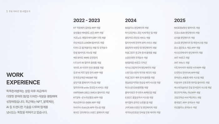 똑똑한개발자 클라이언트 사례